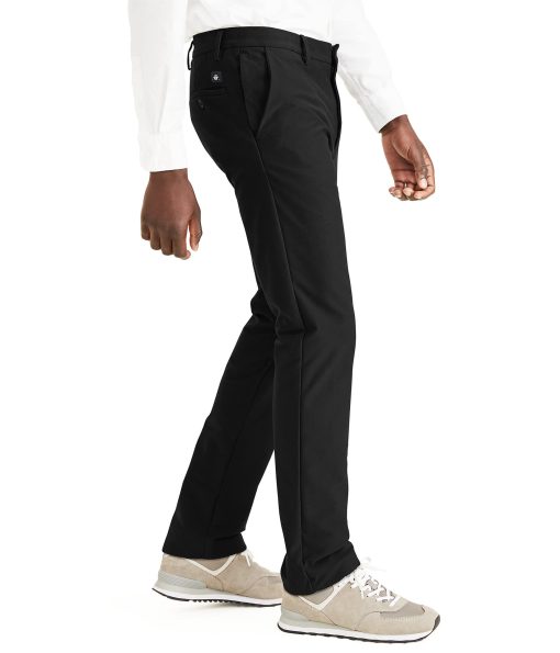 Dockers Slim Fit Smart 360 Knit Comfort Knit Trouser Pants Mineral Black