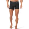 Tommy John Cool Cotton Hammock Pouch Mid-Length Boxer Brief 6" Black