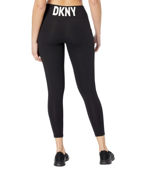 DKNY Balance High-Waist 7/8 Tights w/ Pockets Black