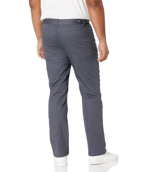 Lee Lee Uniforms Men's Skinny-Leg 5-Pocket Pant Grey