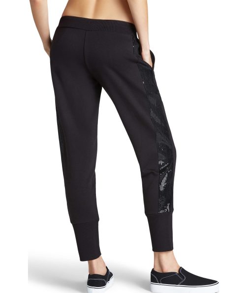 Juicy Couture Joggers w/ Side Panels Liquorice