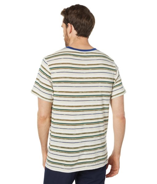 Rhythm Everyday Stripe Short Sleeve T-Shirt Natural