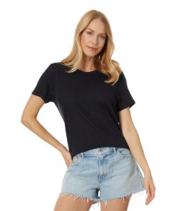 Abercrombie & Fitch Linen Tee Black