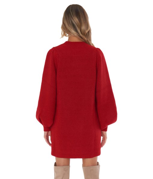 Show Me Your Mumu Dixon Sweaterdress Red Knit