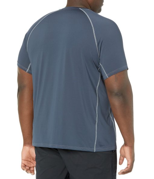 L.L.Bean Swift River Cooling Sun Shirt Short Sleeve - Tall Carbon Navy