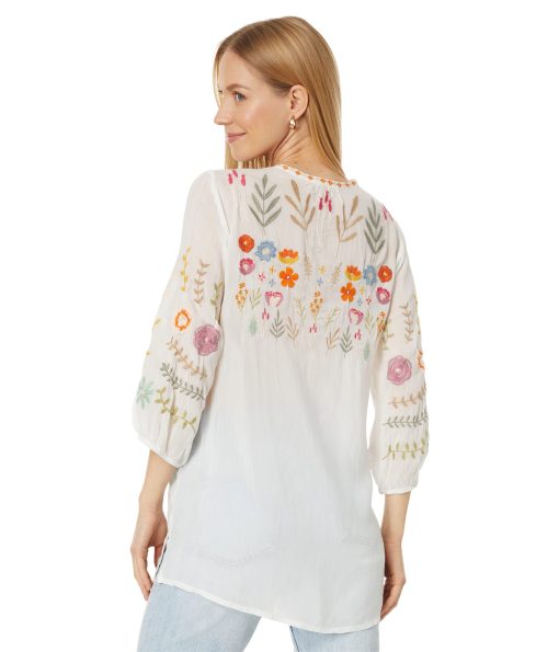Johnny Was Mikah Tunic White