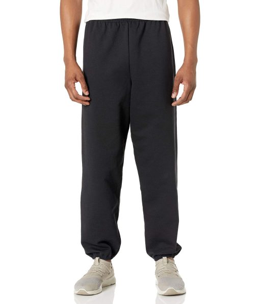 Hanes Men's EcoSmart Non-Pocket Sweatpant Black