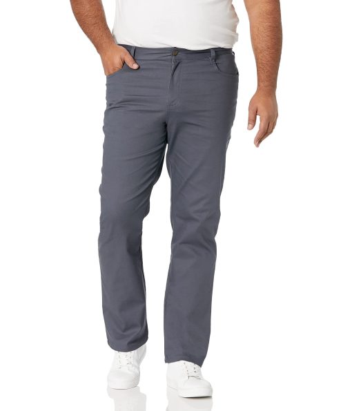 Lee Lee Uniforms Men's Skinny-Leg 5-Pocket Pant Grey