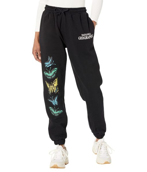 Parks Project National Geographic X Parks Project Night Butterflies Joggers Black