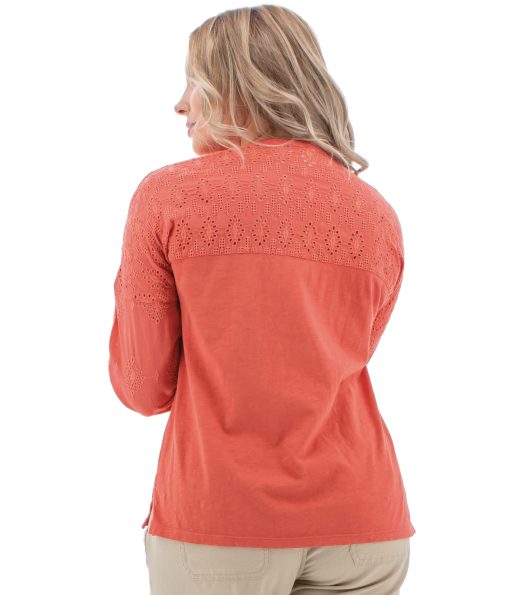 Aventura Clothing Seychelle Long Sleeve Top Spiced Coral