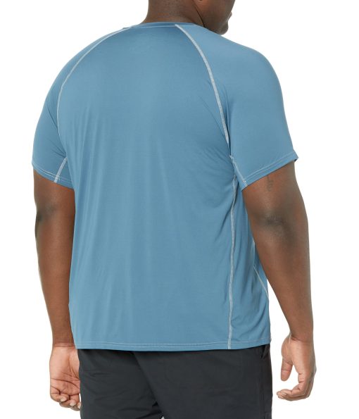 L.L.Bean Swift River Cooling Sun Shirt Short Sleeve - Tall Iron Blue