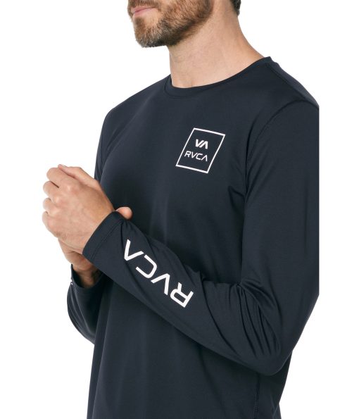 RVCA RVCA L/S Surf Shirt Black