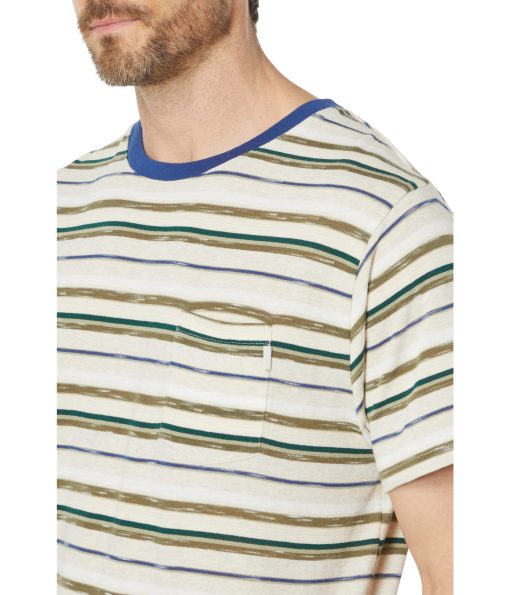 Rhythm Everyday Stripe Short Sleeve T-Shirt Natural