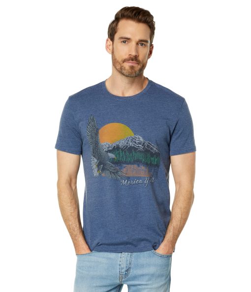 Lucky Brand American Eagle Tee Insignia Blue