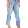 NYDJ Women's Misses Marilyn Straight Ankle Jeans Wild Animal Discharge