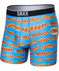 SAXX UNDERWEAR Volt Boxer Brief All American Wieners/Blue