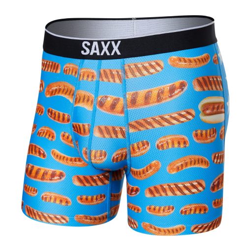 SAXX UNDERWEAR Volt Boxer Brief All American Wieners/Blue