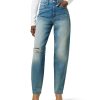 NIC+ZOE Colored Mid-Rise Straight Ankle Jeans Mist