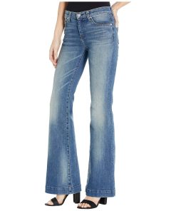7 For All Mankind Luxe Vintage Dojo in Distressed Authentic Light Distressed Authentic Light