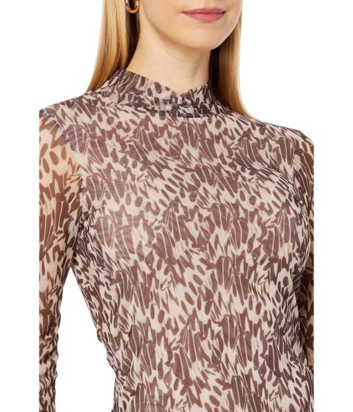 Ted Baker Jumila Fitted High Neck Top Nude/Pink